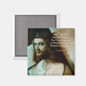Jesus mit Kreuz Magnet (Vorderseite/Rückseite)