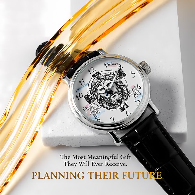 Jesus mit Krone von Thorns Armbanduhr (Von Creator hochgeladen)