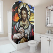 JESUS MIT LAMB DUSCHVORHANG (Beispiel)