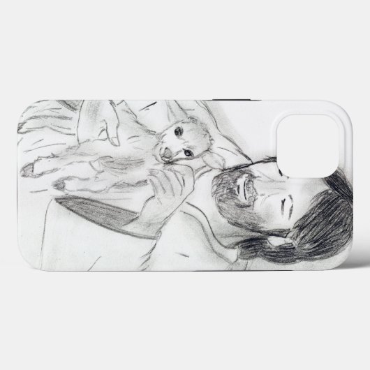 Jesus mit Lamb Incipio iPhone Wallet Fall Case-Mate iPhone Hülle (Rückseite (Horizontal))