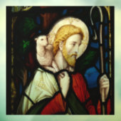 JESUS mit Lamm-GLAS-FENSTER Fensteraufkleber (Blatt 3)