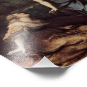 Jesus mit Maria nach Auferstehung Fotodruck (Ecke)