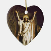 Jesus mit Maria nach Auferstehung Keramik Ornament (Rechts)