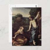 Jesus mit Maria nach Auferstehung Postkarte (Vorne/Hinten)