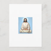 Jesus mit Om vermitteln Postkarte (Vorderseite)