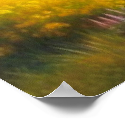 Jesus mit Palomino Pferd in Landschaftlicher Lands Poster (Ecke)