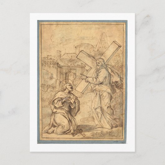 JESUS MIT PETER POSTKARTE (Vorderseite)