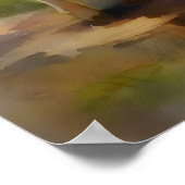 Jesus mit Schafen Poster (Ecke)