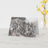 Jesus mit seinem Kreuz 1470 Karte (Gelbe Blume)