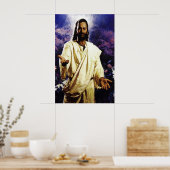 Jesus mit seinen Armen offen Poster (Küche)