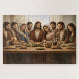 Jesus mit seiner Familie Christliches Geschenk Ost Puzzle