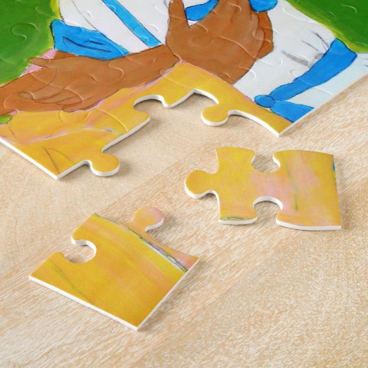 Jesus mit seiner Mutter Puzzle (Seite)