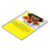 Jesus mit Sonnenblumen-Riesenmagnet für die Tasse Notizblock (Linke Seite)