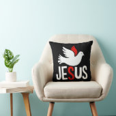 Jesus mit Taube Kissen (Stuhl )