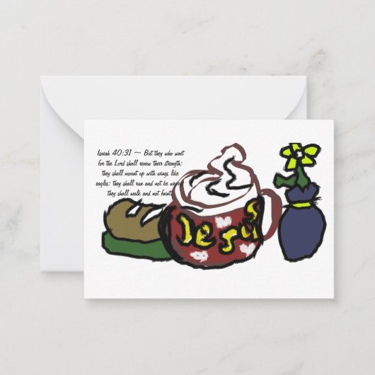 Jesus Mitteilungskarte (Vorderseite)