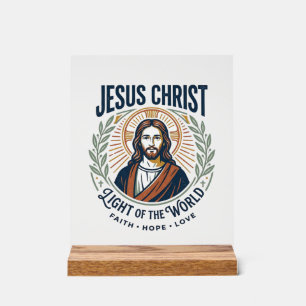 Jesus Modest Fashion Feminine Werte T-Shirt Inspi Acrylschild