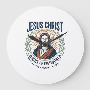 Jesus Modest Fashion Feminine Werte T-Shirt Inspi Große Wanduhr