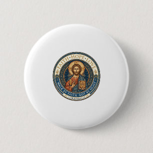 Jesus Mönchische Kontemplative Spiritualität Grafi Button