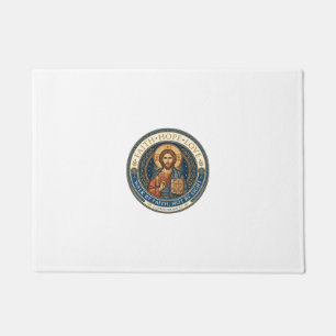 Jesus Mönchische Kontemplative Spiritualität Grafi Fußmatte