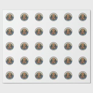 Jesus Mönchische Kontemplative Spiritualität Grafi Geschenkpapier