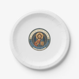 Jesus Mönchische Kontemplative Spiritualität Grafi Pappteller