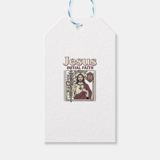 Jesus-Monogramm Anfangs Glaube Jesus-Monogramm Anf Geschenkanhänger (Vorderseite)