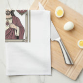 Jesus-Monogramm Anfangs Glaubens Jesus-Monogramm I Geschirrtuch (Viertel Falte)