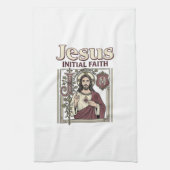 Jesus-Monogramm Anfangs Glaubens Jesus-Monogramm I Geschirrtuch (Vertikal)