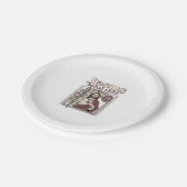 Jesus-Monogramm Anfangs Glaubens Jesus-Monogramm I Pappteller (Schrägansicht)