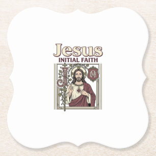 Jesus-Monogramm Anfangs Glaubens Jesus-Monogramm I Untersetzer