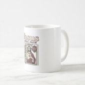 Jesus-Monogramm Anfangsbuchstabe Glaube Jesus-Mono Kaffeetasse (VorderseiteRechts)