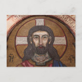 Jesus-Mosaik Postkarte (Vorderseite)