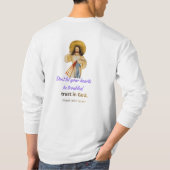 Jesus' Motto T-Shirt (Rückseite)
