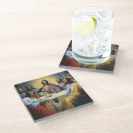 Jesus Mouse Pad Glasuntersetzer
