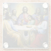 Jesus Mouse Pad Glasuntersetzer (Rückseite)