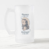 Jesus Mullet Mattglas Bierglas (Links)