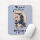 Jesus Mullet Mousepad (Mit Mouse)