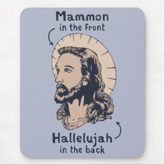 Jesus Mullet Mousepad