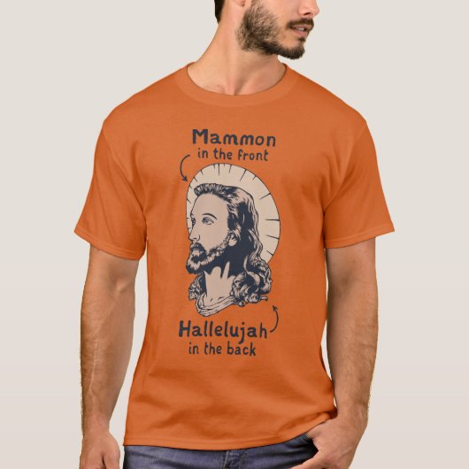 Jesus Mullet T-Shirt (Vorderseite)