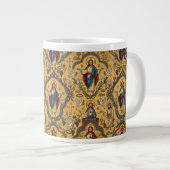 Jesus-Muster Jumbo-Tasse (Vorderseite Rechts)