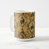 Jesus-Muster Kaffeetasse (Vorderseite Links)