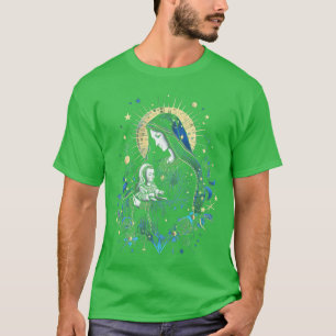 Jesus Mutter Maria Jungfrau Maria Katholische Kuns T-Shirt