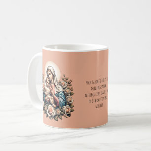 Jesus Mutter und Kind benutzerdefiniert Text relig Kaffeetasse