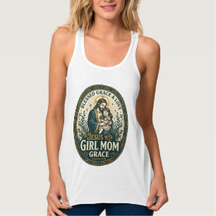 Jesus Mutterlichkeit Mikro-Identitäten-Shirt Glaub Tank Top