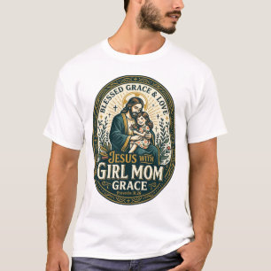 Jesus Muttertum Mikro-Identitäten-Shirt Glaube Bas T-Shirt