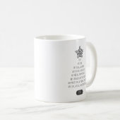 Jesus my Everything Christmas Tree Typografy Kaffeetasse (VorderseiteRechts)