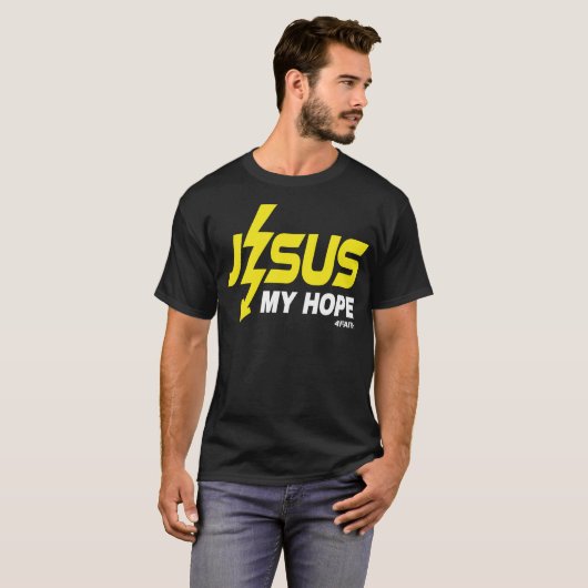 Jesus my Hope, Christian Faith T-Shirt (Vorne ganz)