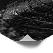 Jesus nagelte auf das Kreuzplakat Poster (Ecke)