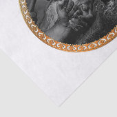 Jesus nagelte mit seinen Armen und die Hände, die Seidenpapier (Ausschnitt)