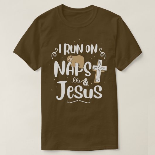 Jesus nahm Nickerchen, die ich auf Nickerchen renn T-Shirt (Design vorne)